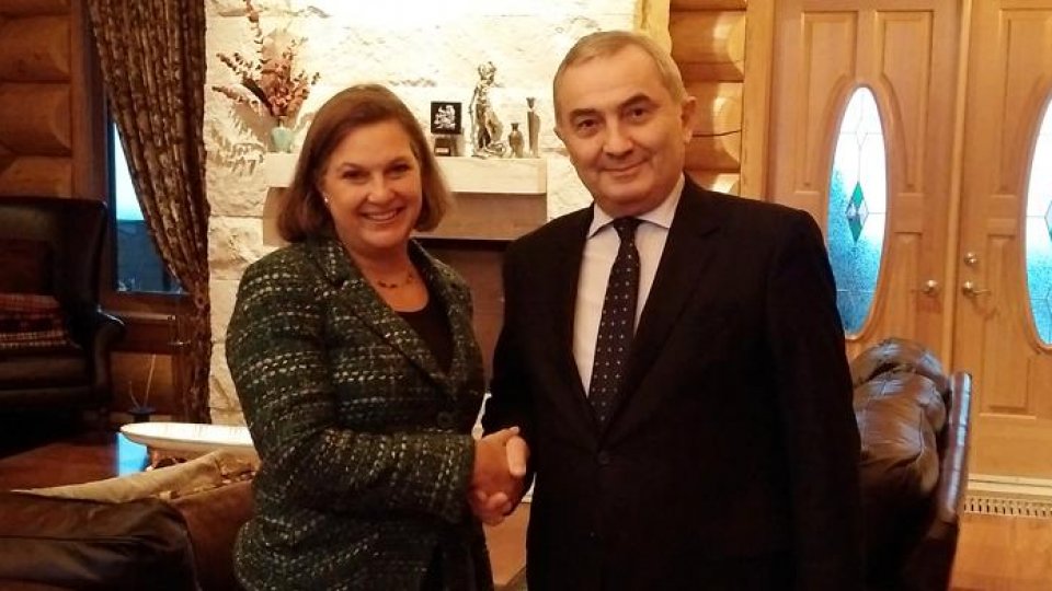 Lazăr Comănescu şi Victoria Nuland au discutat despre criza din R. Moldova
