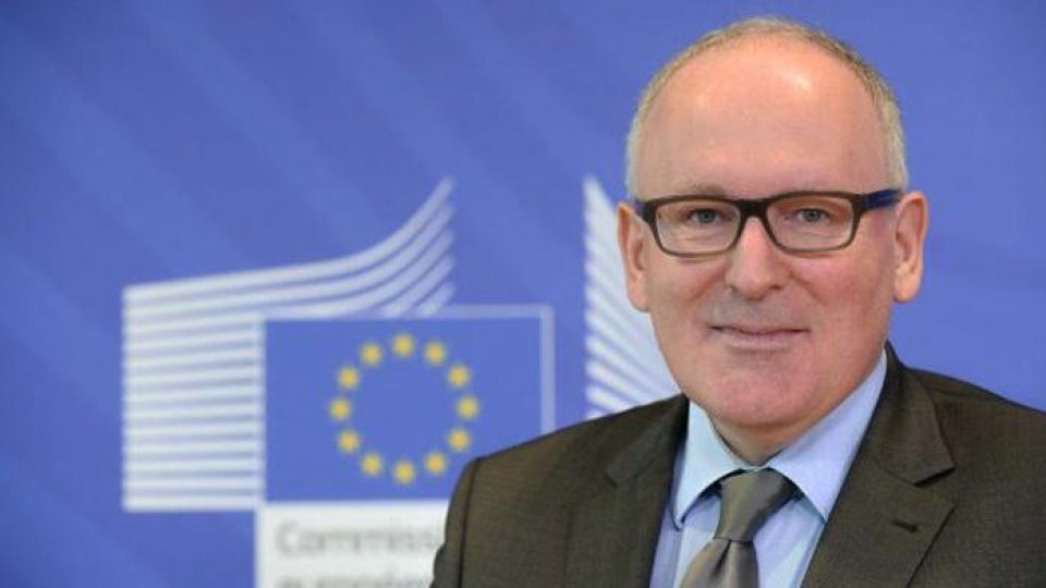 Frans Timmermans: ”România a arătat dorința de a combate corupția”