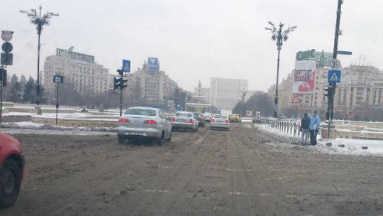 Circulație dificilă pe Centura Capitalei