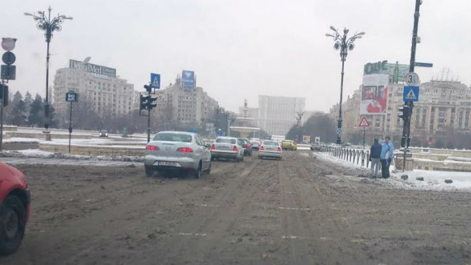 Circulație dificilă pe Centura Capitalei