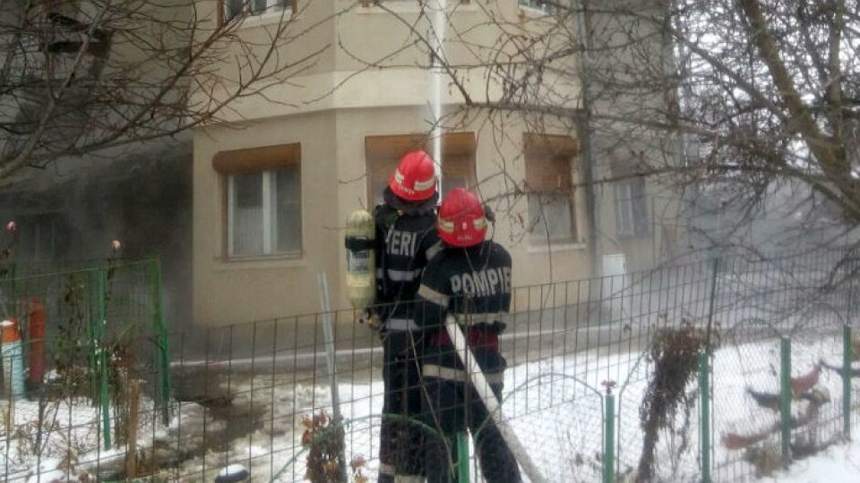 Incendiu la o vilă din zona de nord a Capitalei