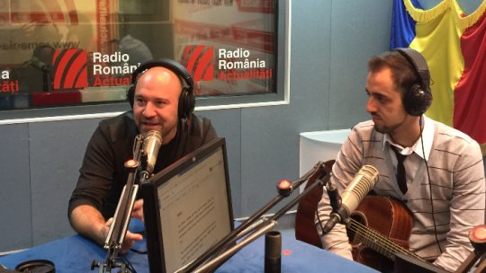 Trupa Bere Gratis în studioul Radio România Actualități