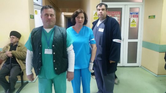 Sindicaliştii din sănătate afiliaţi la Federaţia Sanitas, în grevă japoneză