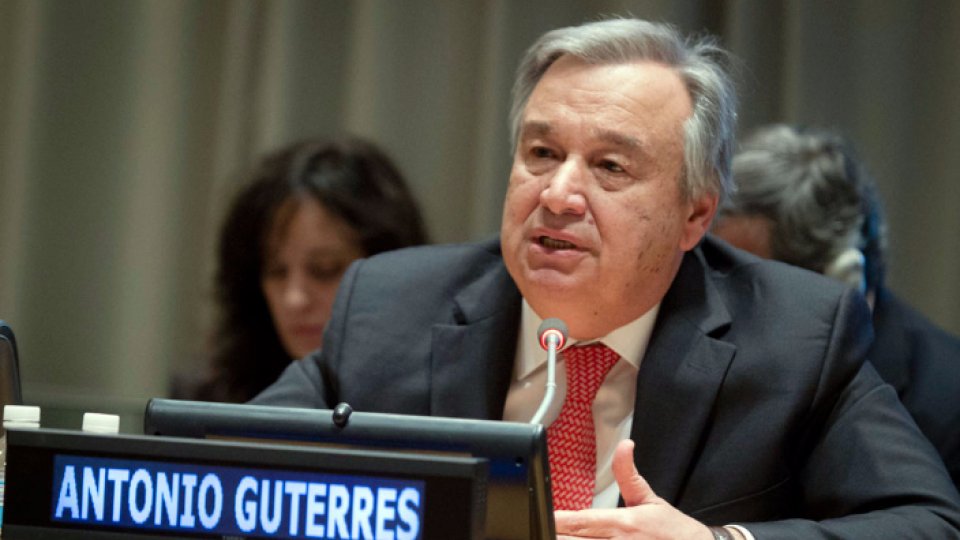 Antonio Guterres va fi numit joi secretar general al ONU