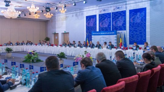 Reuniunea Adunării Generale a Municipiilor din România, la Bucureşti 