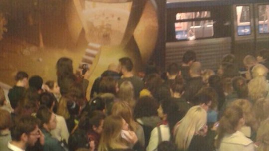 Circulaţie la metrou întreruptă