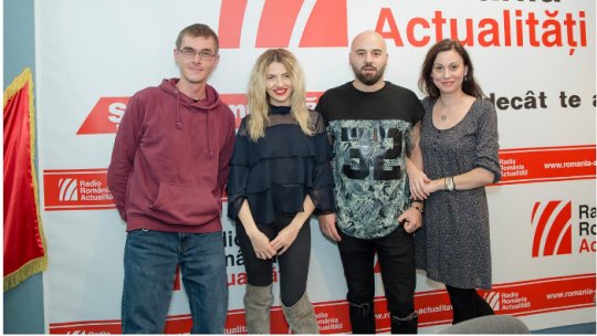 FOTO: Lidia Buble și Matteo, în studioul Radio România Actualități