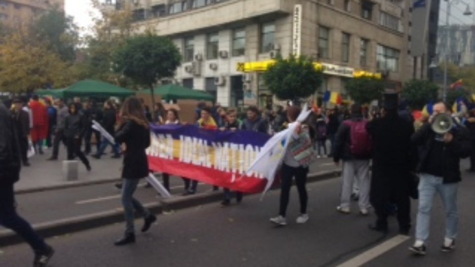A doua zi de manifestaţii pentru susţinătorii Unirii cu Republica Moldova