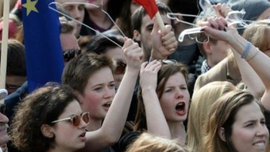 Proteste în Polonia împotriva interzicerii avortului