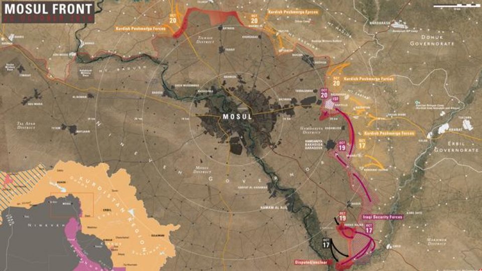 Puncte de rezistenţă jihadiste, "în curs de lichidare la Mosul"