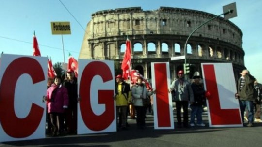 Italia paralizată de greva generală