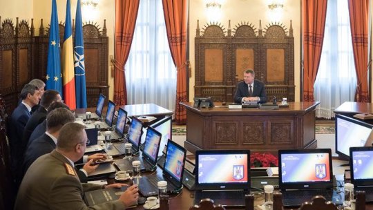 Consiliul Suprem de Apărare a Ţării se reuneşte la Palatul Cotroceni