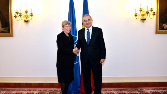 Ministrul L.Comãnescu a susţinut o conferinţã comună cu R.Gottemoeller