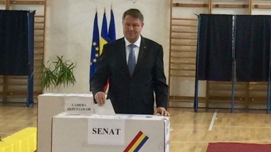 Președintele Iohannis: Am votat pentru o Românie prosperă şi puternică