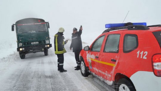 Viscol pe Autostrada Soarelui 