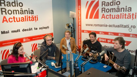 VIDEO/FOTO: Trupa HOLOGRAF a cântat live în studioul RRA
