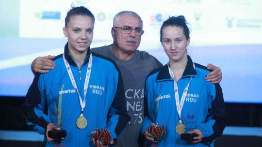 Adina Diaconu și Andreea Dragoman, campioane mondiale la tenis de masă