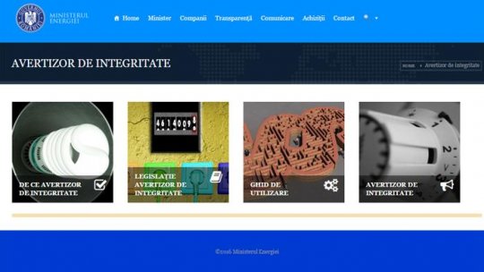Ministerul Energiei a lansat "avertizorul de integritate"