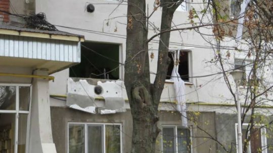 Sinucidere sau neatenție? Explozie puternică într-un apartament din Tecuci