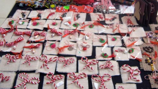 Caravana Mărţişorului aduce primăvara românească în Transcarpatia