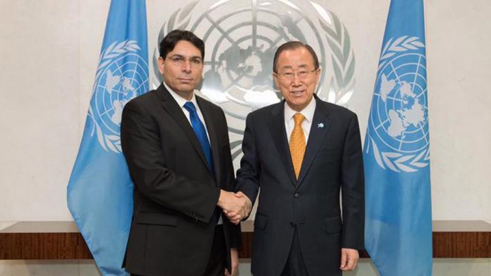 Israelul critică un discurs al secretarului general ONU, Ban Ki-moon