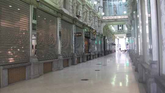 FOTO: Bruxelles-ul, a doua zi după atentatele din 22 martie