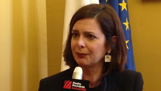 Interviu cu Laura Boldrini, Preşedintele Camerei Deputaţilor din Italia
