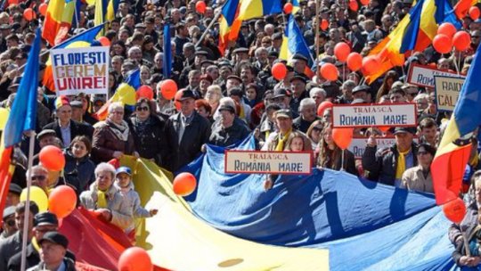 Chișinău: Marș unionist "cu zeci de mii de participanți"