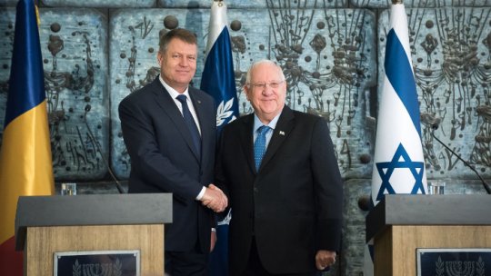 Convorbiri oficiale ale preşedintelui Klaus Iohannis la Ierusalim