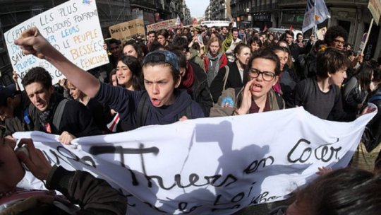 Grevă şi proteste în Franţa, împotriva reformei Codului Muncii