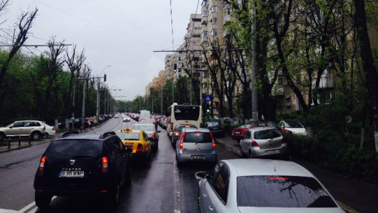 Trafic rutier infernal în București