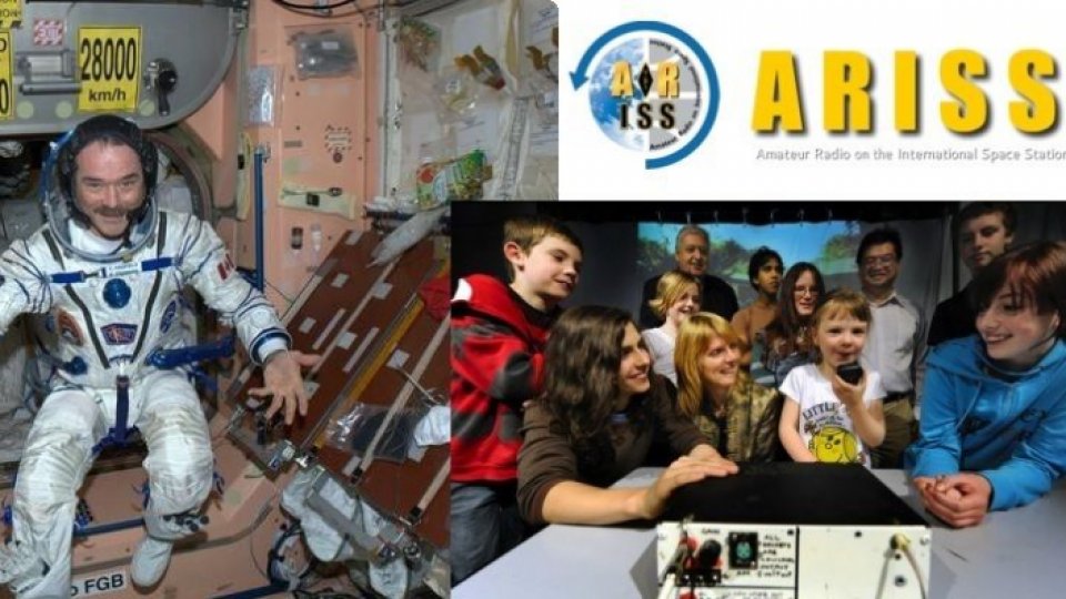 UPDATE: Elevi români, în direct cu un astronaut de pe Stația Spațială