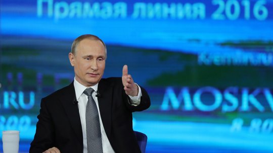 Preşedintele  Vladimir Putin  în direct cu cetăţenii