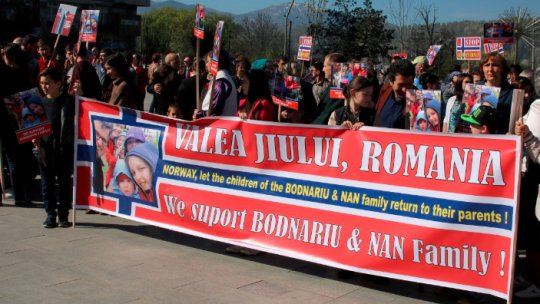 Proteste în România şi în lume în semn de solidaritate cu familia Bodnariu