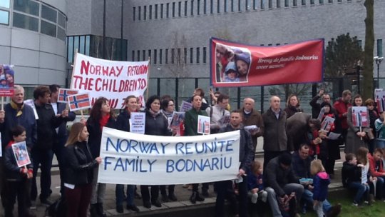 Marș de susținere a familiei Bodnariu, în Haga