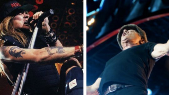 Axl Rose este noul solist vocal al legendarei trupe AC/DC