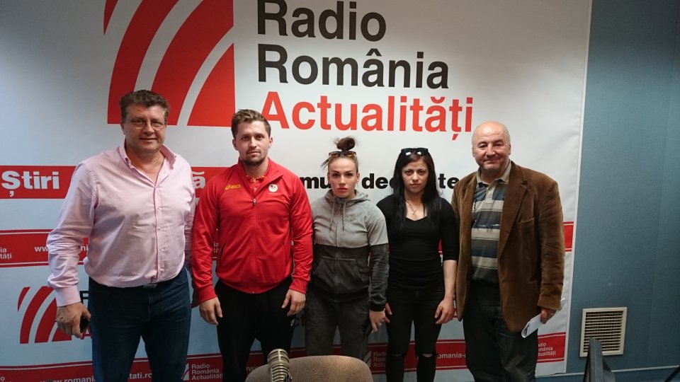 Medalii europene de haltere în studioul RRA