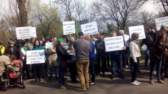 Protest față de ”dezvoltarea haotică” a cartierului bucureștean Floreasca