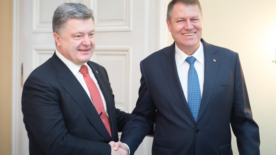 Preşedintele Ucrainei, Petro Poroşenko, vizită în România