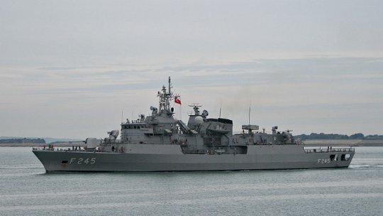 Trei nave militare din Turcia, în vizită în Portul Constanța