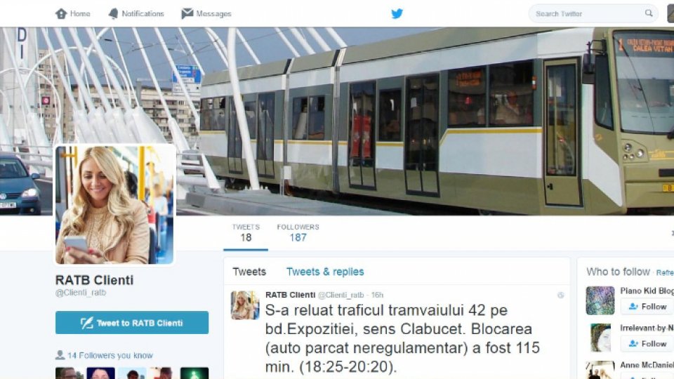 RATB pe Twitter