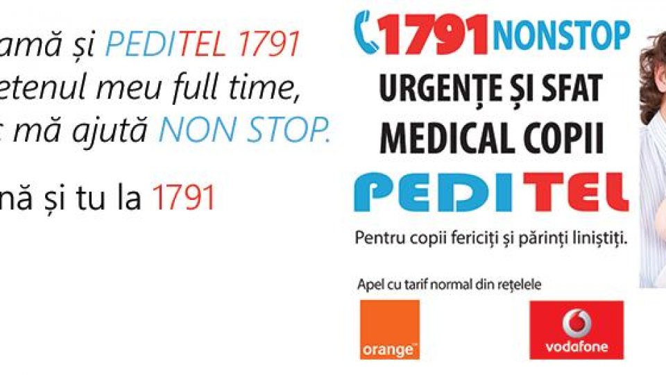 Peditel – sfaturi medicale pediatrice non-stop prin telefon