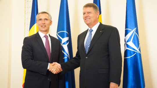 Klaus Iohannis îl primeste joi la Cotroceni pe secretarul general al NATO