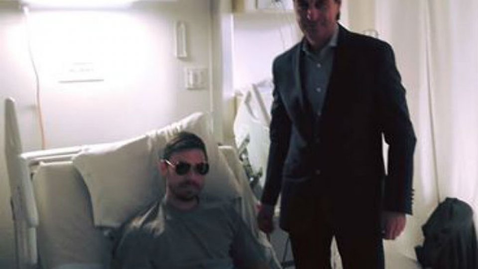 Militarul rănit în Afganistan, vizitat de ministrul Mihnea Motoc