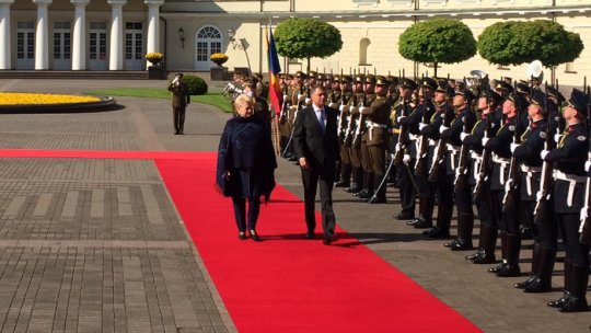 Președintele Klaus Iohannis, în vizită de stat în Lituania