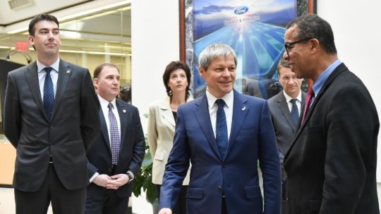 D. Cioloș: există încă potenţial de a dezvolta prezenţa Ford în România