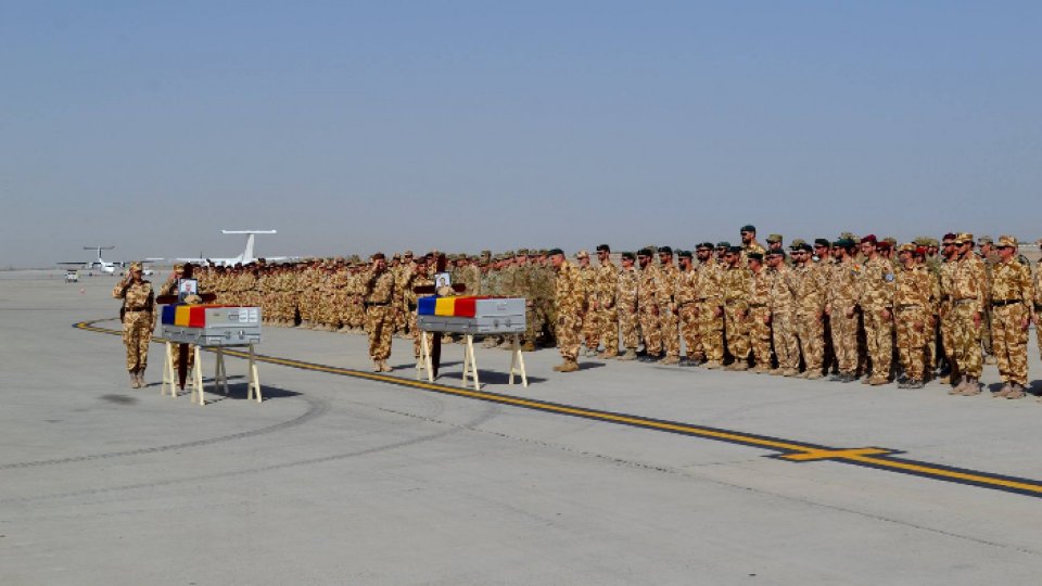 Militarii căzuți la datorie în Afganistan, avansați în grad post-mortem