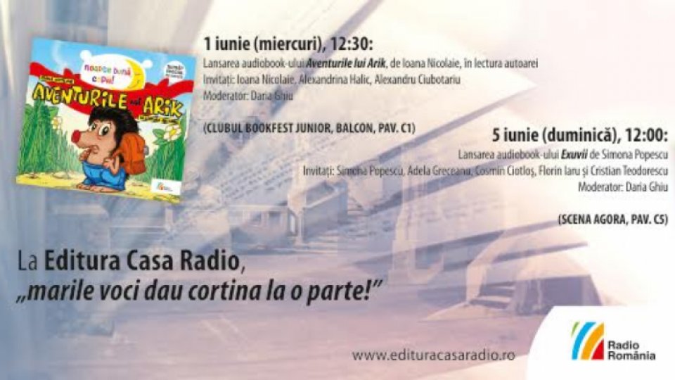 Prima lansare de audiobook al Editurii Casa Radio la Bookfest