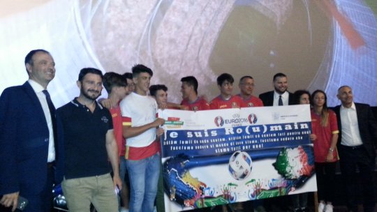Români și italieni din Roma, suporteri pentru Naționala României