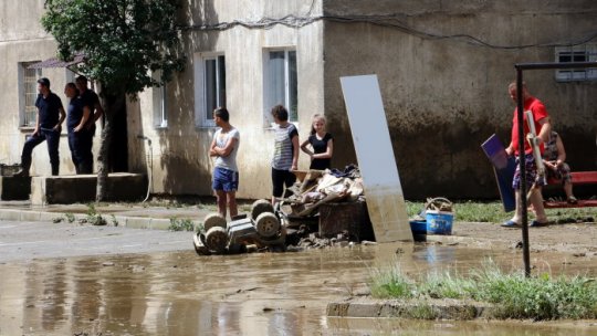 Valea Jiului: după inundații, un nou cod galben (FOTO)